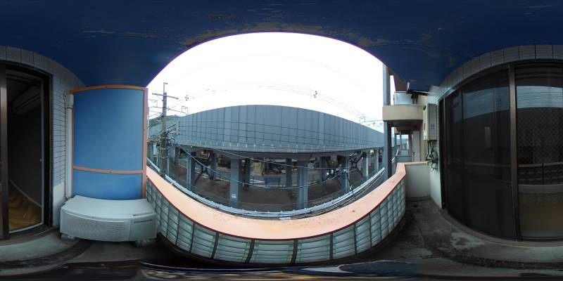 パノラマ画像バルコニー