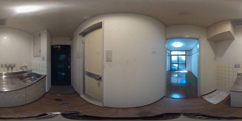 パノラマ画像キッチン