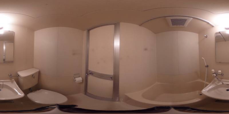 パノラマ画像バスルーム