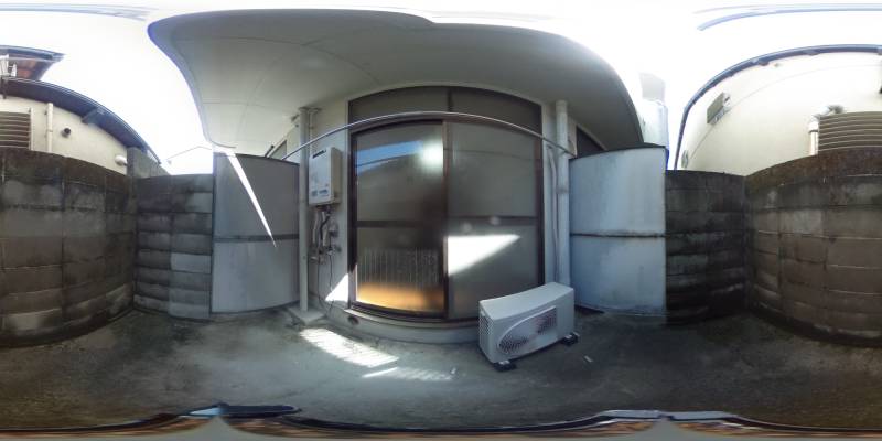 パノラマ画像庭