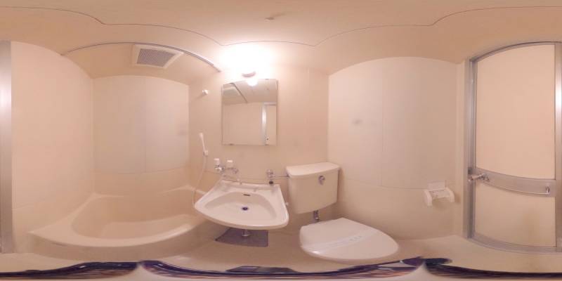 パノラマ画像バスルーム