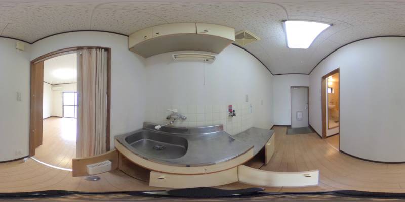 パノラマ画像キッチン