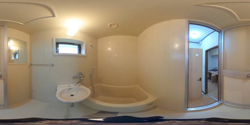 パノラマ画像バスルーム