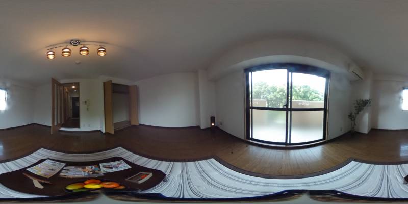 パノラマ画像洋室