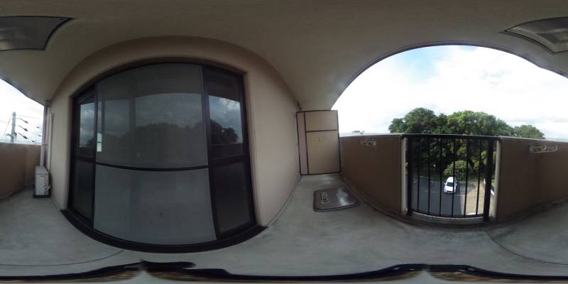 パノラマ画像バルコニー