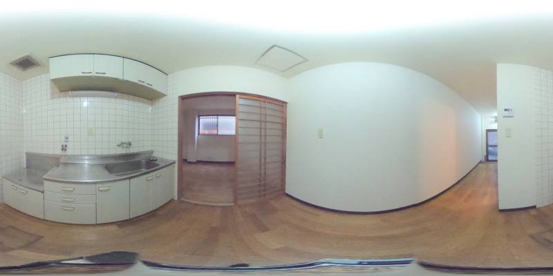 パノラマ画像キッチン
