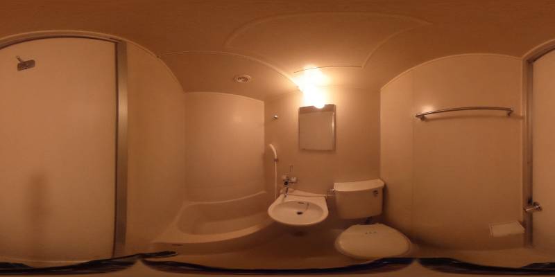 パノラマ画像バスルーム