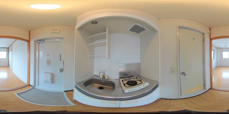 パノラマ画像キッチン