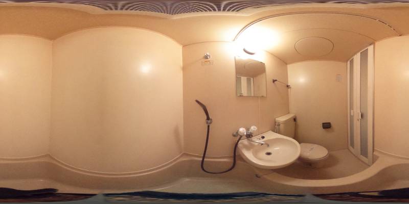 パノラマ画像バスルーム