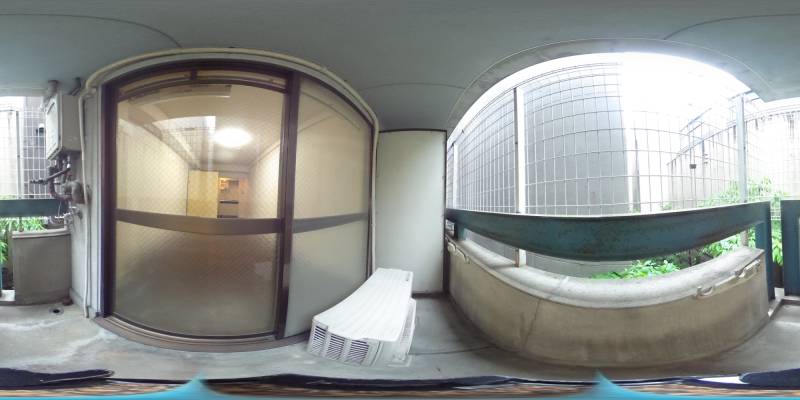 パノラマ画像バルコニー