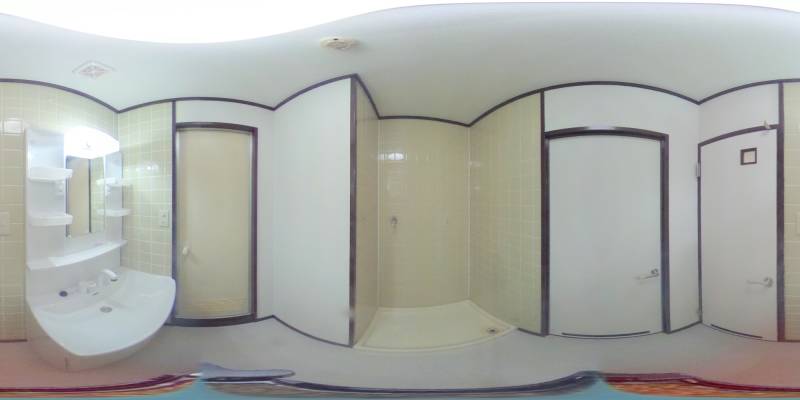 パノラマ画像洗面所