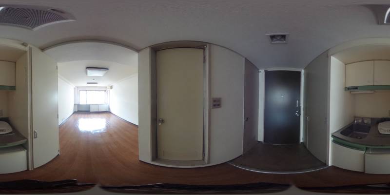 パノラマ画像キッチン