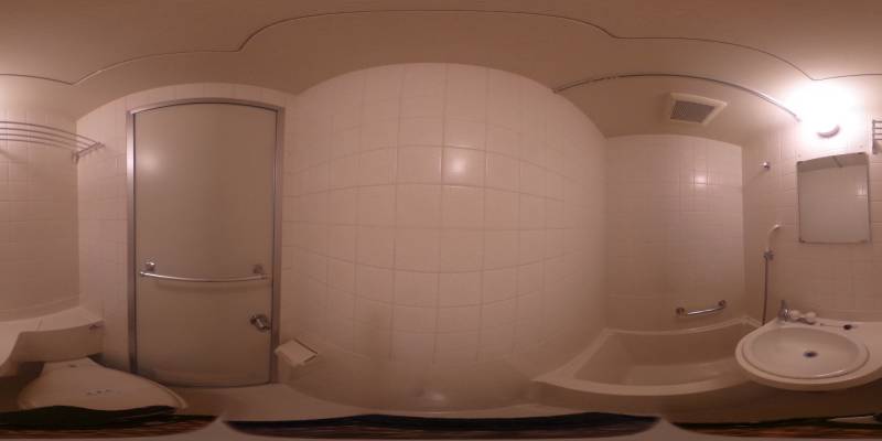 パノラマ画像洗面所