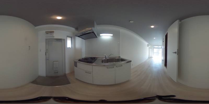 パノラマ画像キッチン