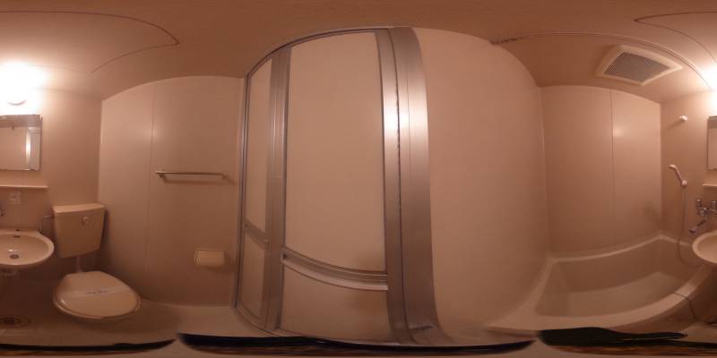 パノラマ画像バスルーム