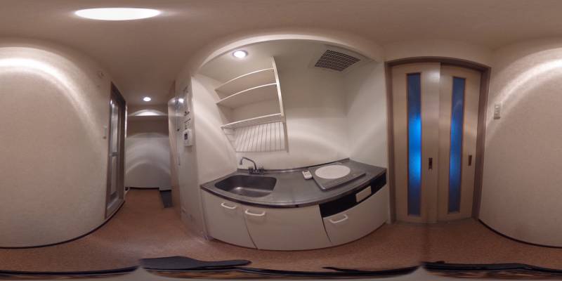 パノラマ画像キッチン