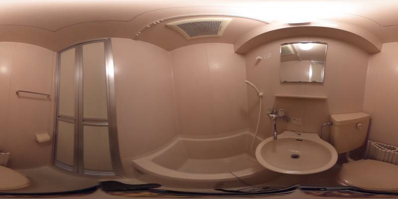 パノラマ画像バスルーム