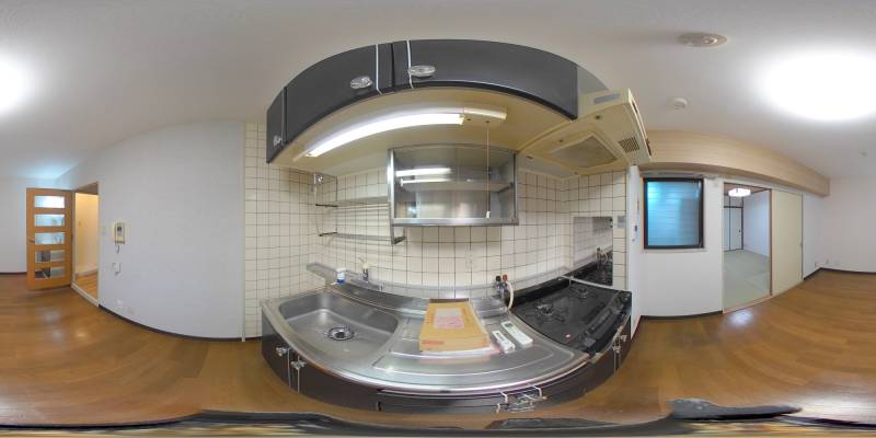 パノラマ画像キッチン