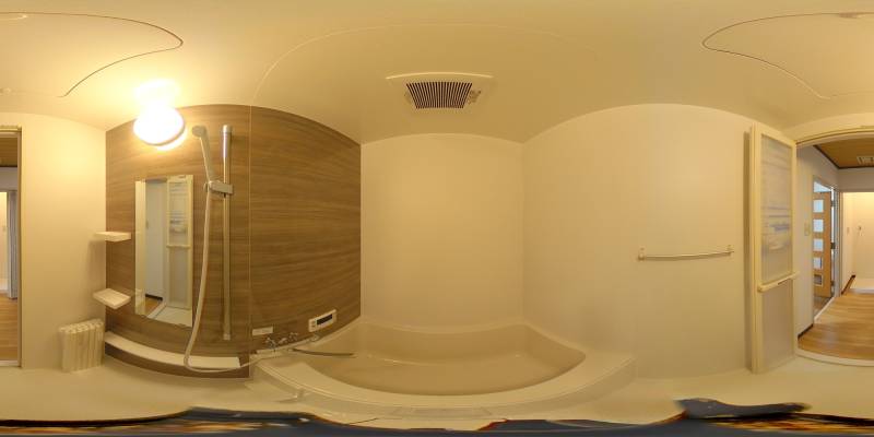 パノラマ画像バスルーム