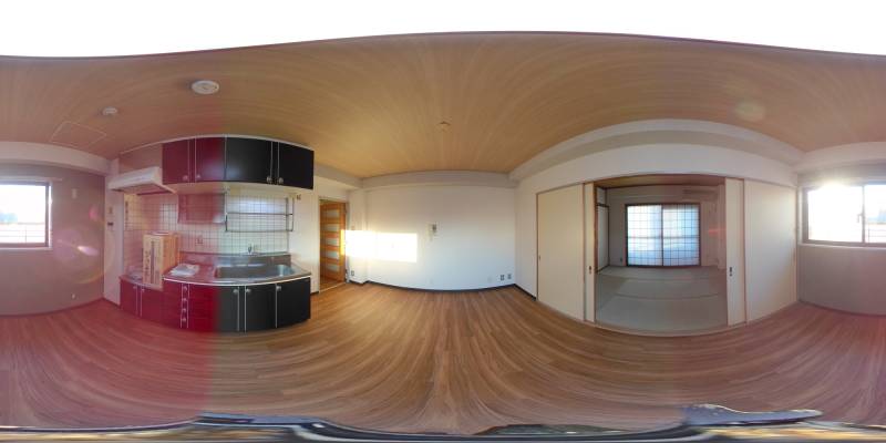 パノラマ画像洋室