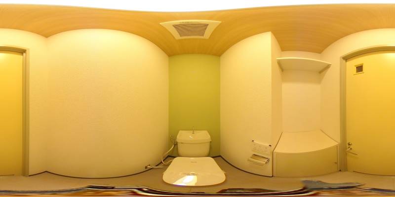 パノラマ画像トイレ