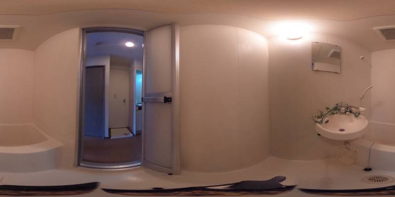 パノラマ画像バスルーム