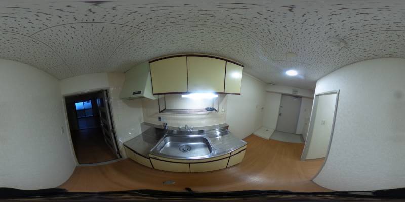 パノラマ画像キッチン