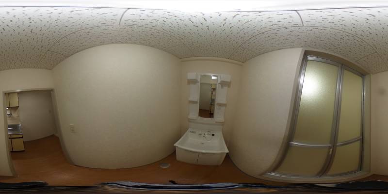 パノラマ画像洗面所
