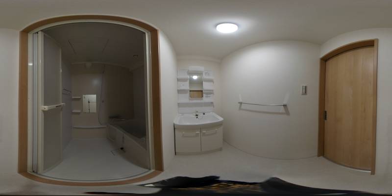 パノラマ画像洗面所