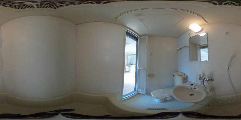 パノラマ画像バスルーム