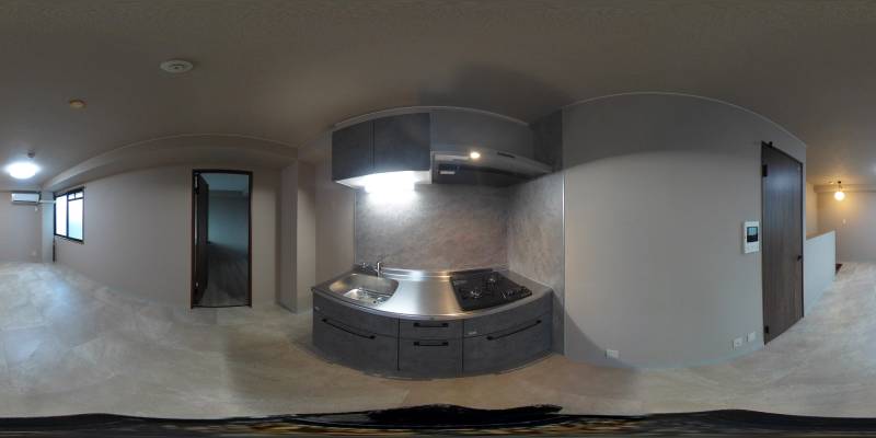 パノラマ画像キッチン