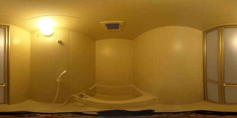 パノラマ画像バスルーム