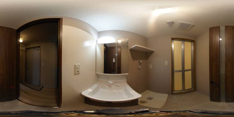 パノラマ画像洗面所