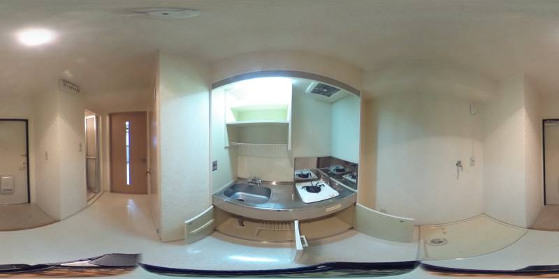 パノラマ画像キッチン