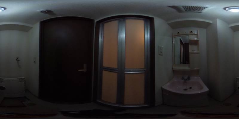パノラマ画像洗面所