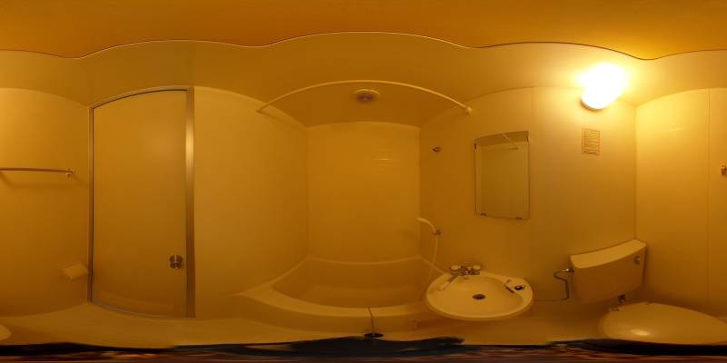 パノラマ画像バスルーム