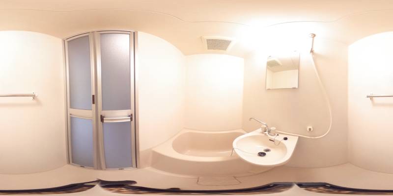 パノラマ画像バスルーム