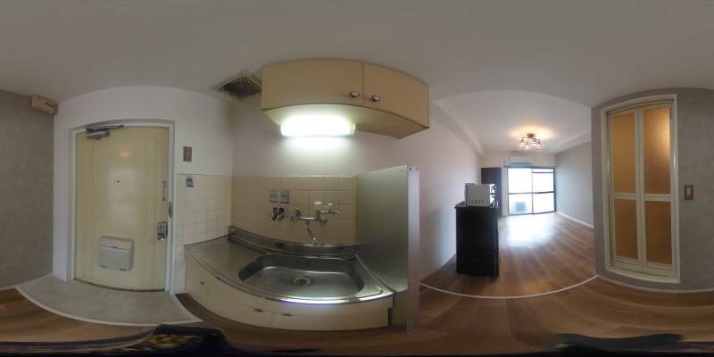 パノラマ画像キッチン