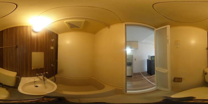 パノラマ画像バスルーム