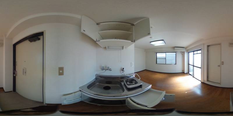 パノラマ画像キッチン