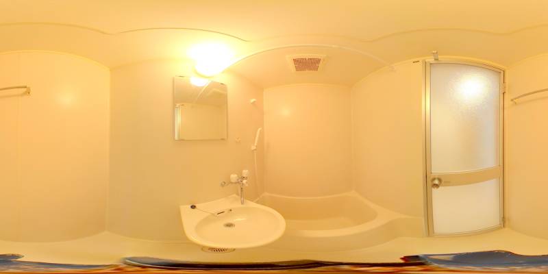 パノラマ画像バスルーム