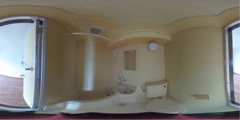 パノラマ画像バスルーム