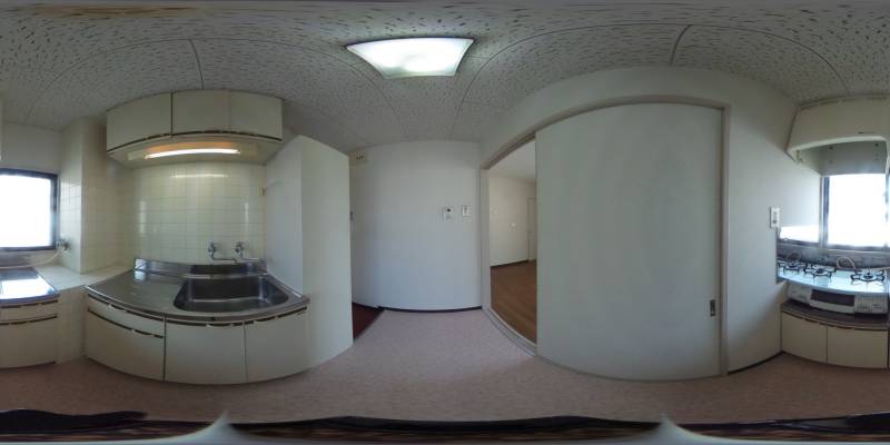 パノラマ画像キッチン