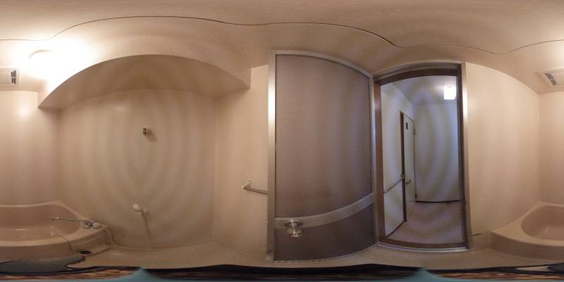 パノラマ画像バスルーム