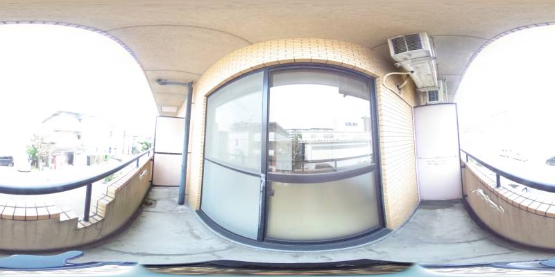 パノラマ画像バルコニー