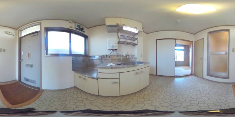 パノラマ画像キッチン