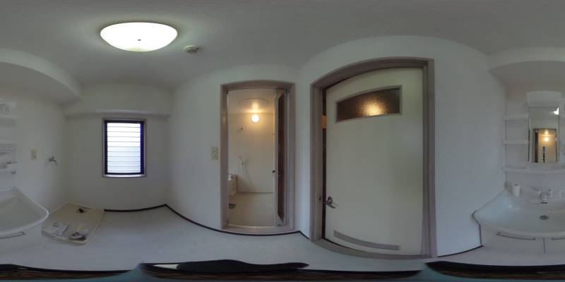 パノラマ画像洗面所
