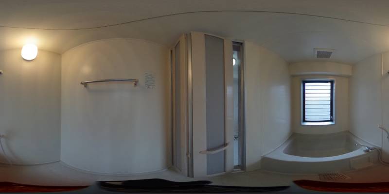 パノラマ画像バスルーム