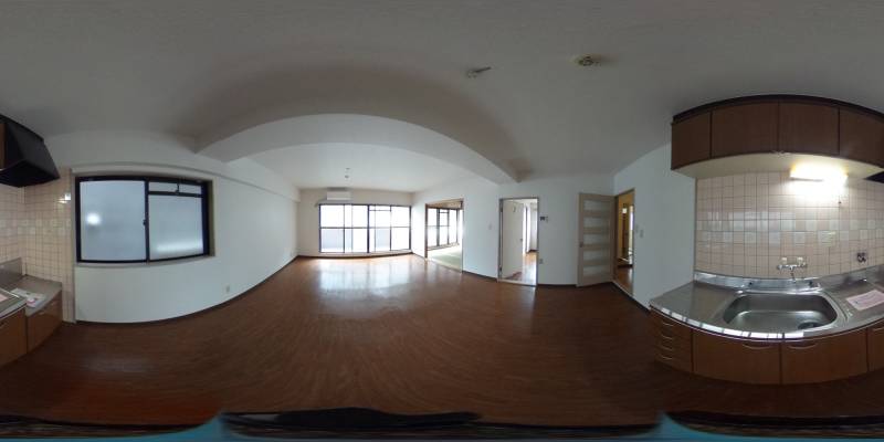 パノラマ画像キッチン