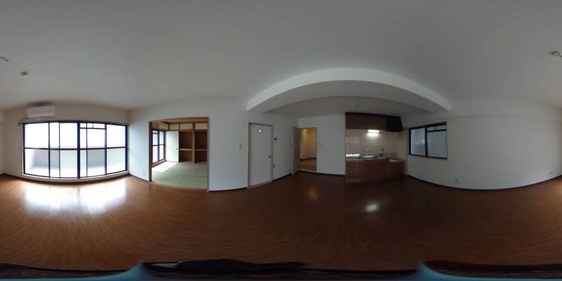 パノラマ画像リビング